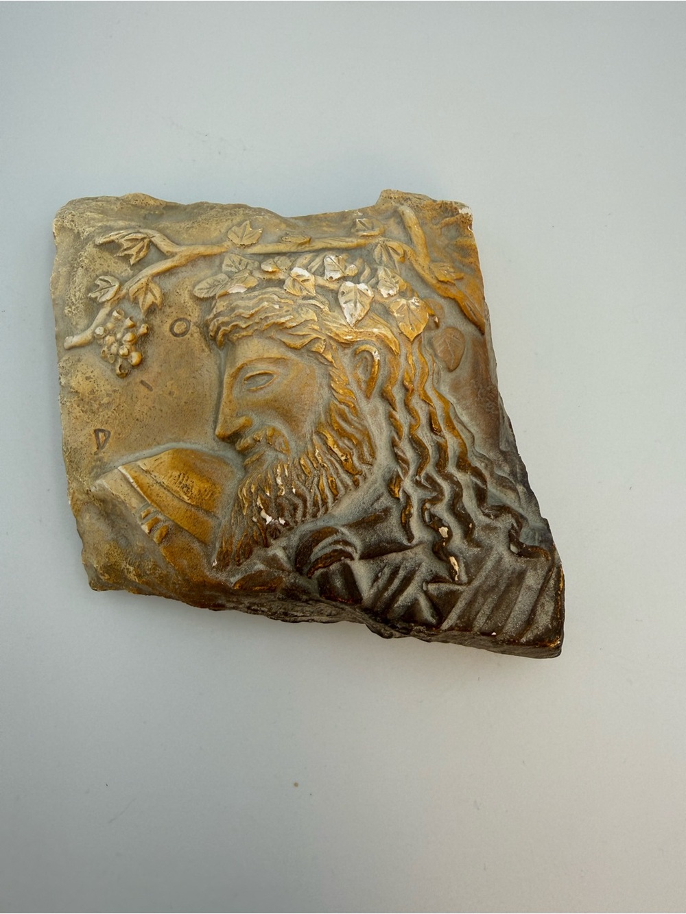Vintage Museum Copy Athens Green Wall Plaque  4x4.5” gallery wall